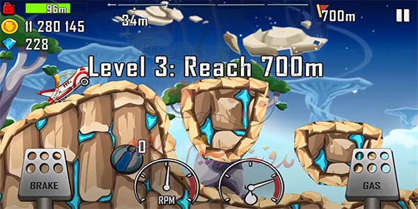 تنزيل لعبه Hill Climb Racing مهكرة 2023 احدث اصدار