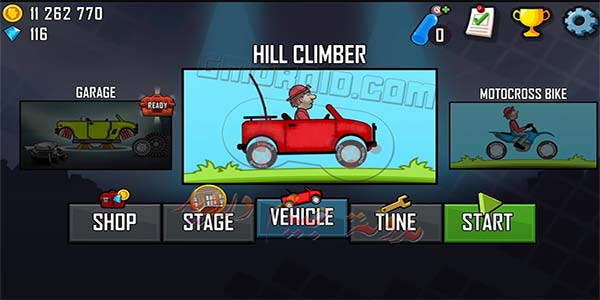 تنزيل لعبه Hill Climb Racing مهكرة 2023 احدث اصدار