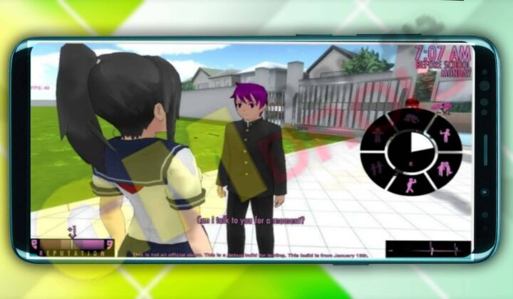 تحميل لعبة يانديري سمليتر للجوال yandere simulator apk مهكرة للايفون والاندرويد من ميديا فاير