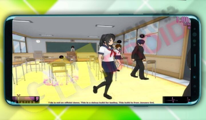 تحميل لعبة يانديري سمليتر للجوال yandere simulator apk مهكرة للايفون والاندرويد من ميديا فاير