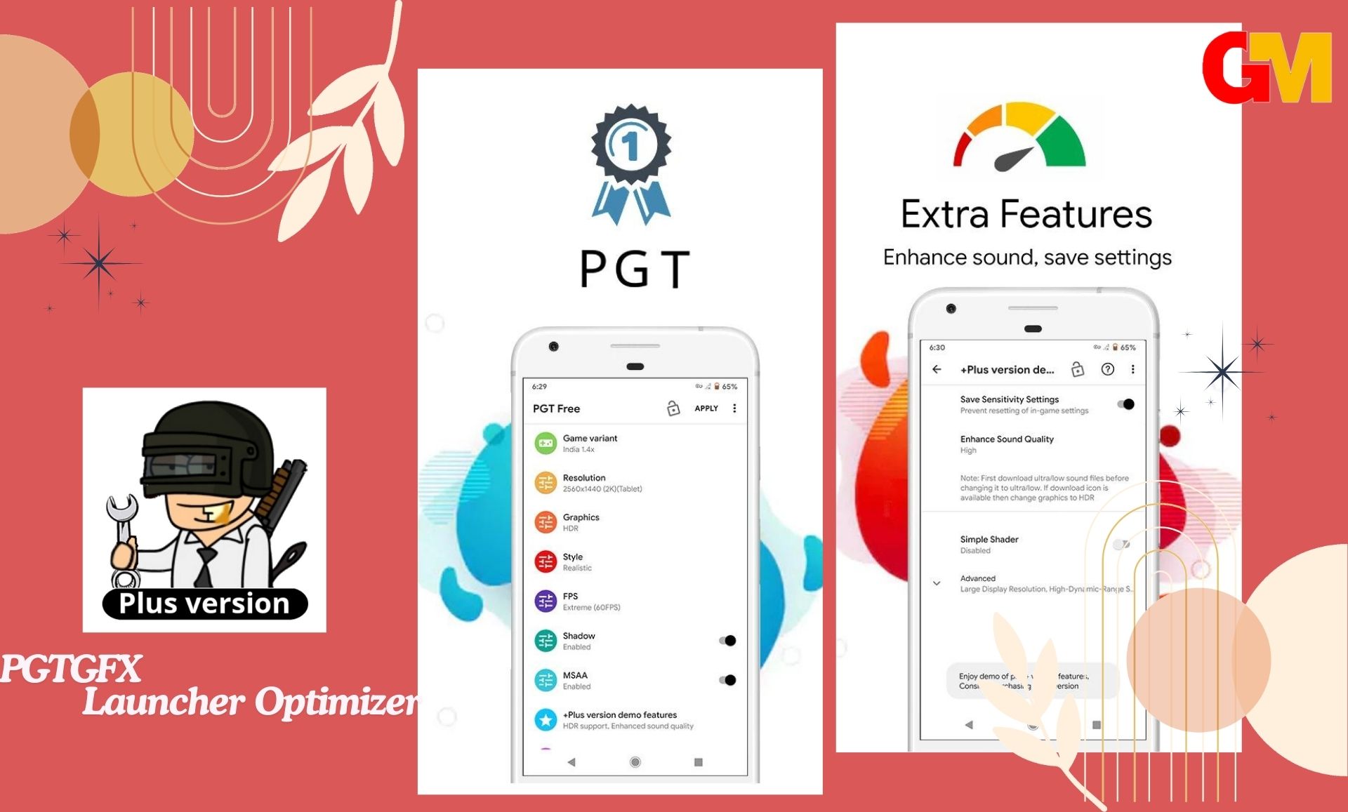 تحميل تطبيق PGT Pro GFX & Optimizer مهكر APK اخر اصدار مجانا