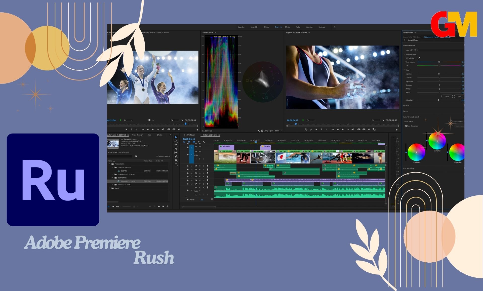 تحميل برنامج ادوبي بريمير للاندرويد مهكر adobe premiere rush mod apk