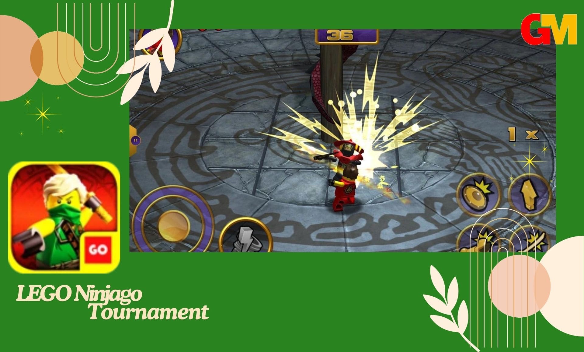 تحميل لعبة LEGO Ninjago Tournament للاندرويد apk + obb اخر اصدار مجانا من ميديا فاير